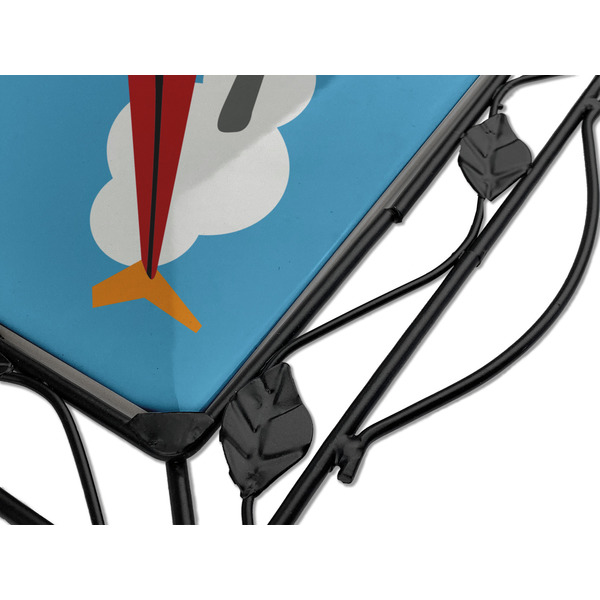 Helicopter Square Trivet - Detail