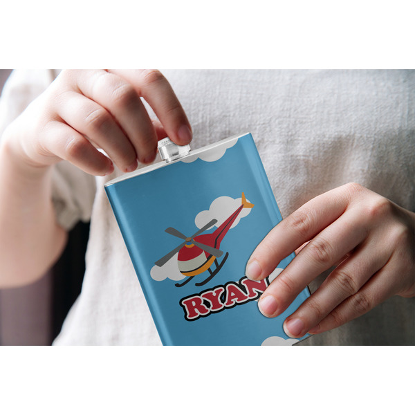 Helicopter Stainless Steel Flask - LIFESTYLE 1