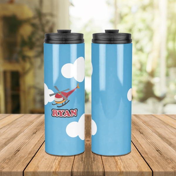 Helicopter Stainless Steel Tumbler - Lifestyle
