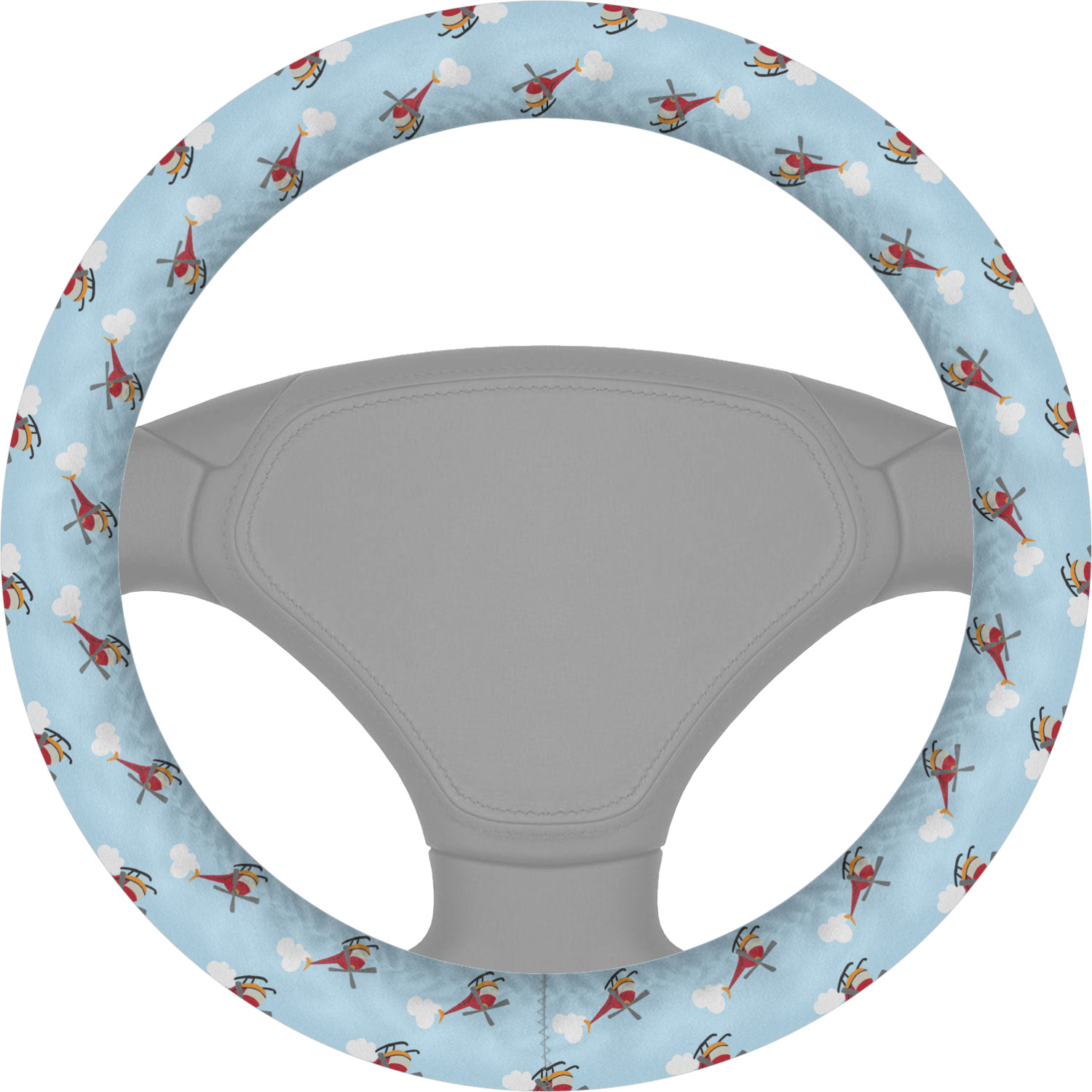Helicopter Steering Wheel Cover (Personalized) YouCustomizeIt