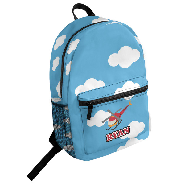 Custom Helicopter Student Backpack (Personalized)