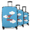 Helicopter 3 Piece Luggage Set - 20" Carry On, 24" Medium Checked, 28" Large Checked (Personalized)