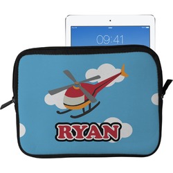 Helicopter Tablet Case / Sleeve - Large (Personalized)