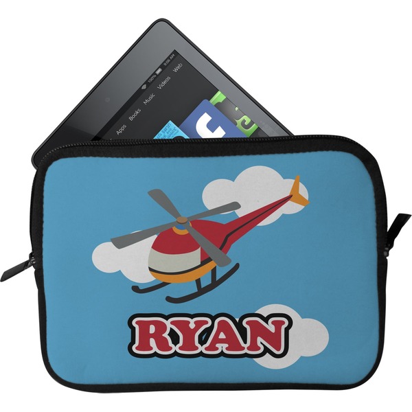 Custom Helicopter Tablet Case / Sleeve - Small (Personalized)