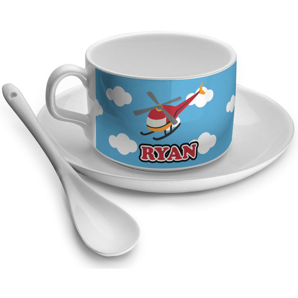 Custom Helicopter Tea Cup (Personalized)