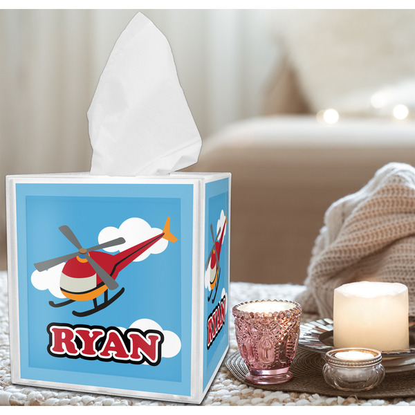 Helicopter Tissue Box - LIFESTYLE