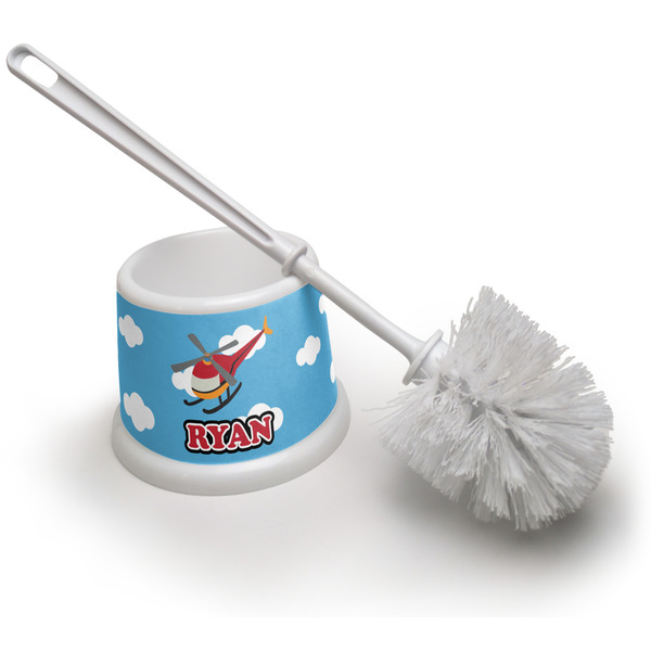 Custom Helicopter Toilet Brush (Personalized)