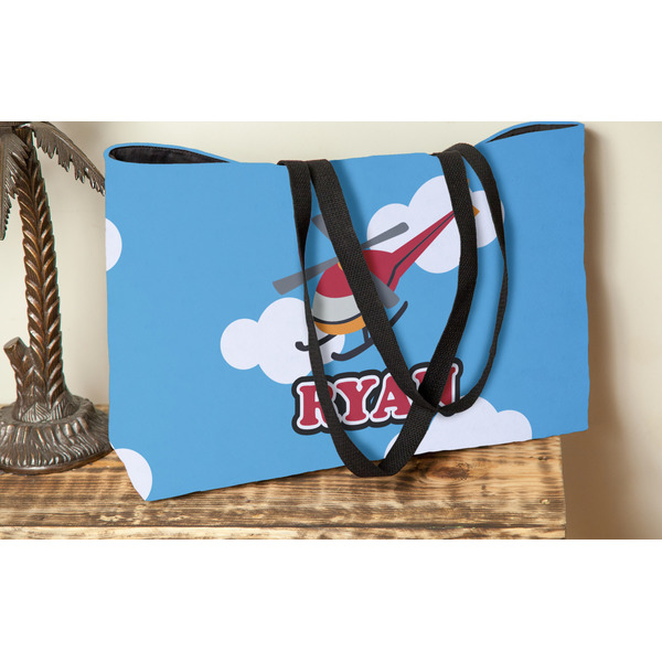 Helicopter Tote w/Black Handles - Lifestyle View