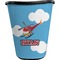 Helicopter Waste Basket - Single Sided (Black) (Personalized)
