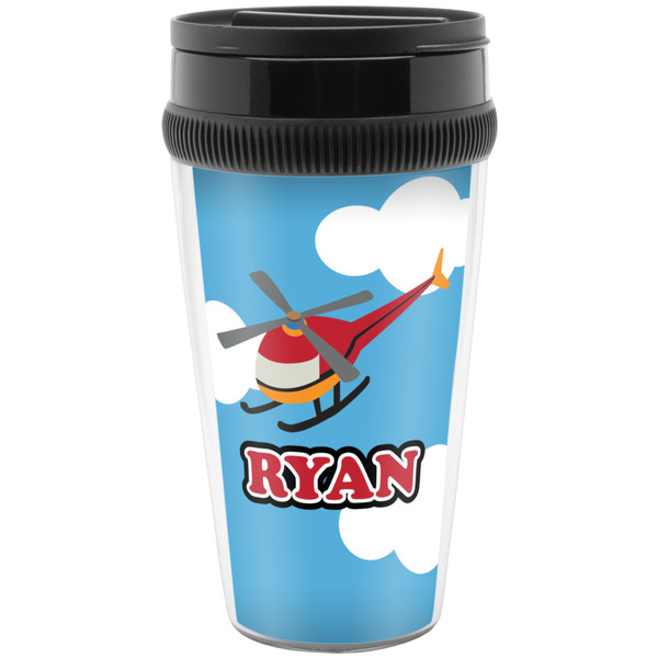 Custom Helicopter Acrylic Travel Mug without Handle (Personalized)
