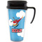 Helicopter Travel Mug with Black Handle - Front