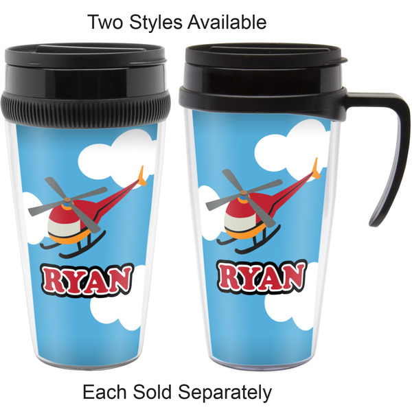 Helicopter Travel Mugs - with & without Handle