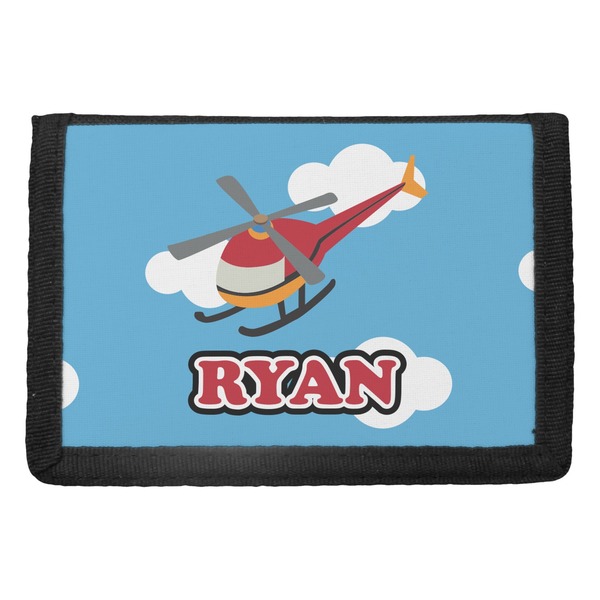 Custom Helicopter Trifold Wallet (Personalized)