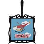 Helicopter Trivet with Handle (Personalized)