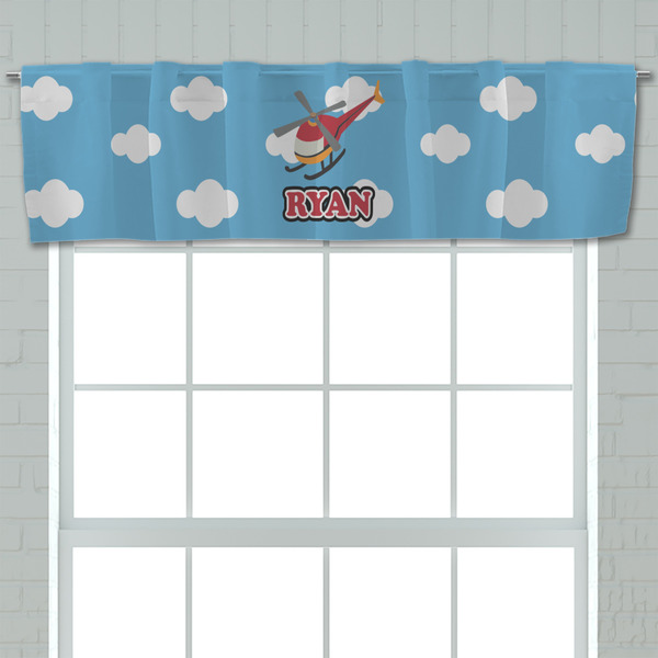 Helicopter Valance - Closeup on window