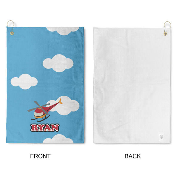 Helicopter Waffle Weave Golf Towel - Approval