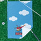 Helicopter Waffle Weave Golf Towel - In Context
