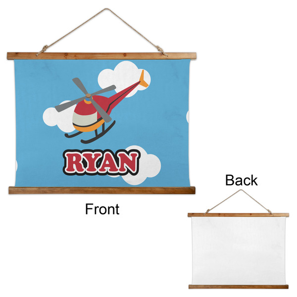 Helicopter Wall Hanging Tapestry - Landscape - APPROVAL