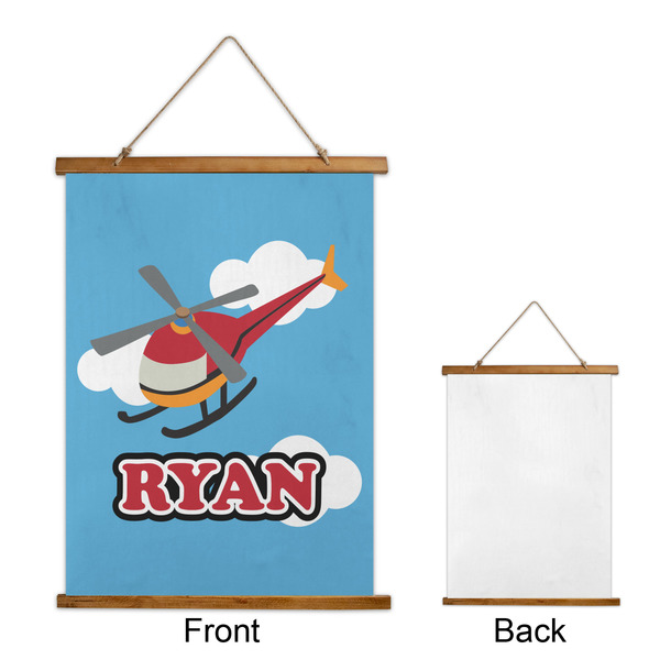 Helicopter Wall Hanging Tapestry - Portrait - APPROVAL