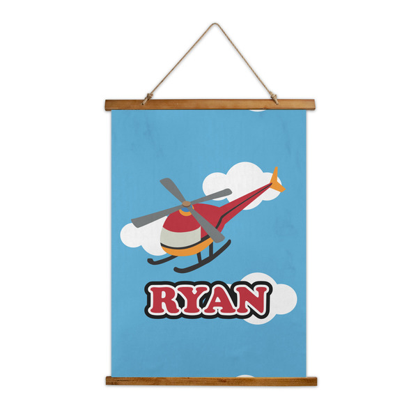 Custom Helicopter Wall Hanging Tapestry (Personalized)