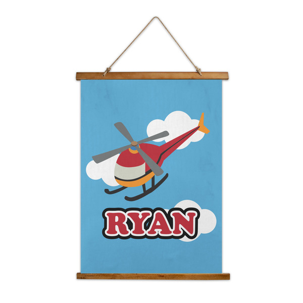 Custom Helicopter Wall Hanging Tapestry (Personalized)