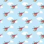 Helicopter Wallpaper & Surface Covering (Peel & Stick 24"x 24" Sample)
