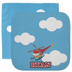 Helicopter Facecloth / Wash Cloth (Personalized)