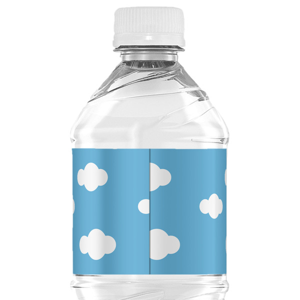 Helicopter Water Bottle Label - Back View