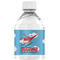 Helicopter Water Bottle Label - Single Front