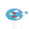 Helicopter Oval Plastic Stir Sticks (Personalized)