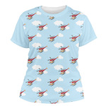 Helicopter Women's Crew T-Shirt - 2X Large