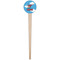 Helicopter Wooden 4" Food Pick - Round - Single Pick