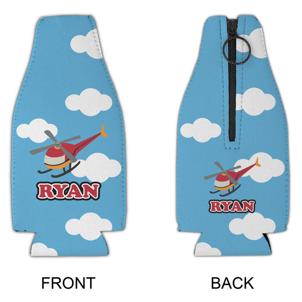 Helicopter Zipper Bottle Cooler - APPROVAL