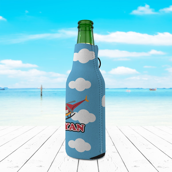 Helicopter Zipper Bottle Cooler - LIFESTYLE