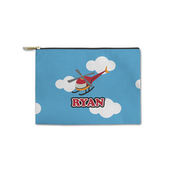 Helicopter Zipper Pouch - Small - 8.5"x6" (Personalized)