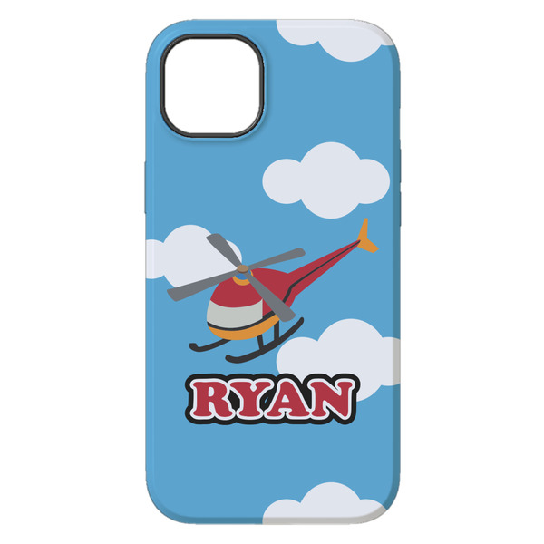 Helicopter iPhone 14 Plus Tough Case - Back
