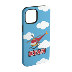 Helicopter iPhone Case - Rubber Lined - iPhone 15 Pro (Personalized)