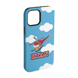 Helicopter iPhone Case - Rubber Lined - iPhone 15 (Personalized)