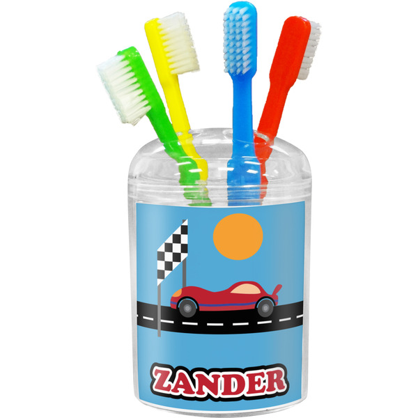 Custom Race Car Toothbrush Holder (Personalized)