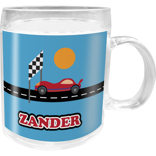 Custom Race Car Acrylic Kids Mug (Personalized)