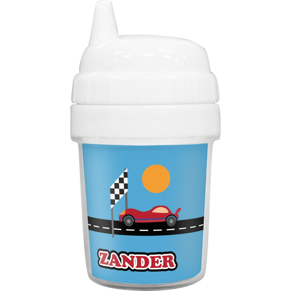 Custom Race Car Baby Sippy Cup (Personalized)