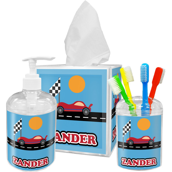 Car Design Bathroom Accessories Set (Personalized)