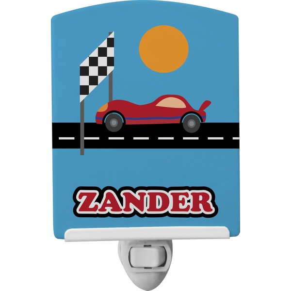 Custom Race Car Ceramic Night Light (Personalized)