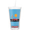 Car Design Double Wall Tumbler with Straw (Personalized)