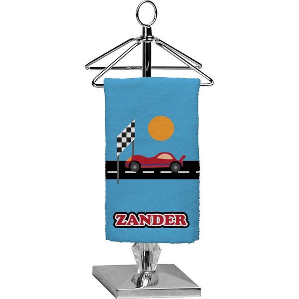 Custom Race Car Finger Tip Towel - Full Print (Personalized)