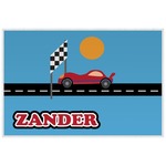 Race Car Laminated Placemat w/ Name or Text