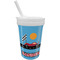 Car Design Sippy Cup with Straw (Personalized)