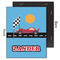 Race Car 11x14 Wood Print - Front & Back View