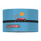 Race Car 12" Drum Lampshade - FRONT (Fabric)