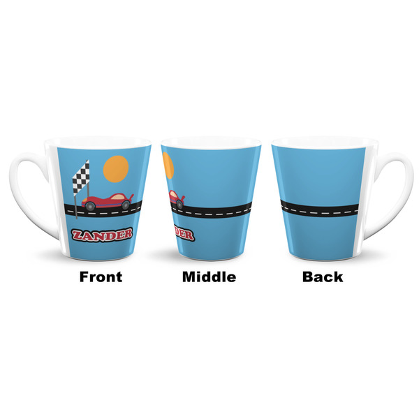 Race Car 12 Oz Latte Mug - Approval